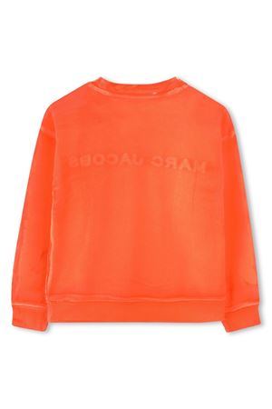 orange cotton sweatshirt MARC JACOBS KIDS | W60435406